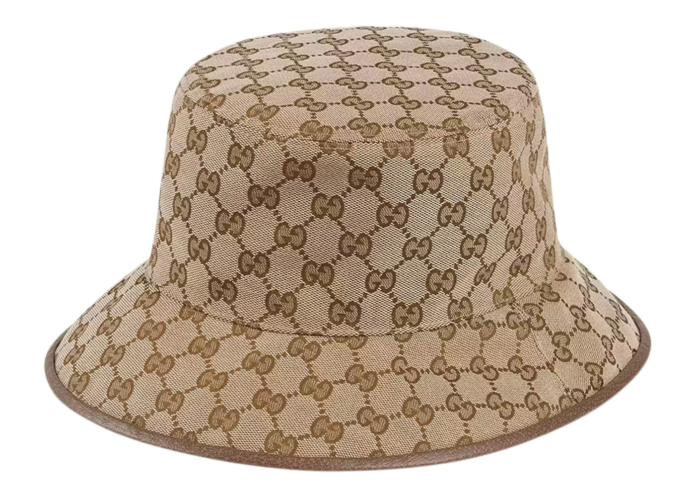 Men's Gucci GG Supreme Reversible Bucket Hat Bucket Hat in Beige Brown | StockX