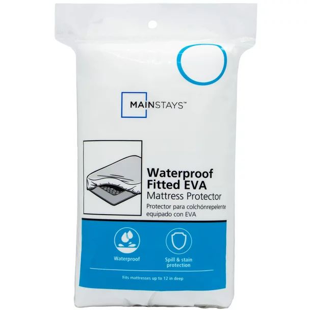 Mainstays Waterproof EVA Fitted Mattress Protector, King - Walmart.com | Walmart (US)