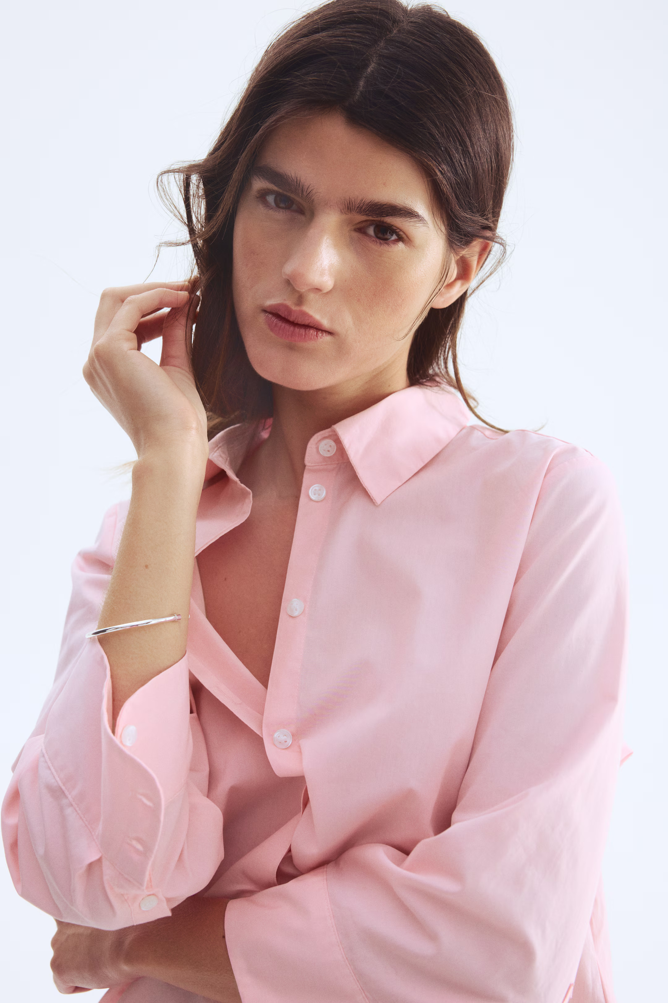 Cotton poplin shirt | H&M (UK, MY, IN, SG, PH, TW, HK)