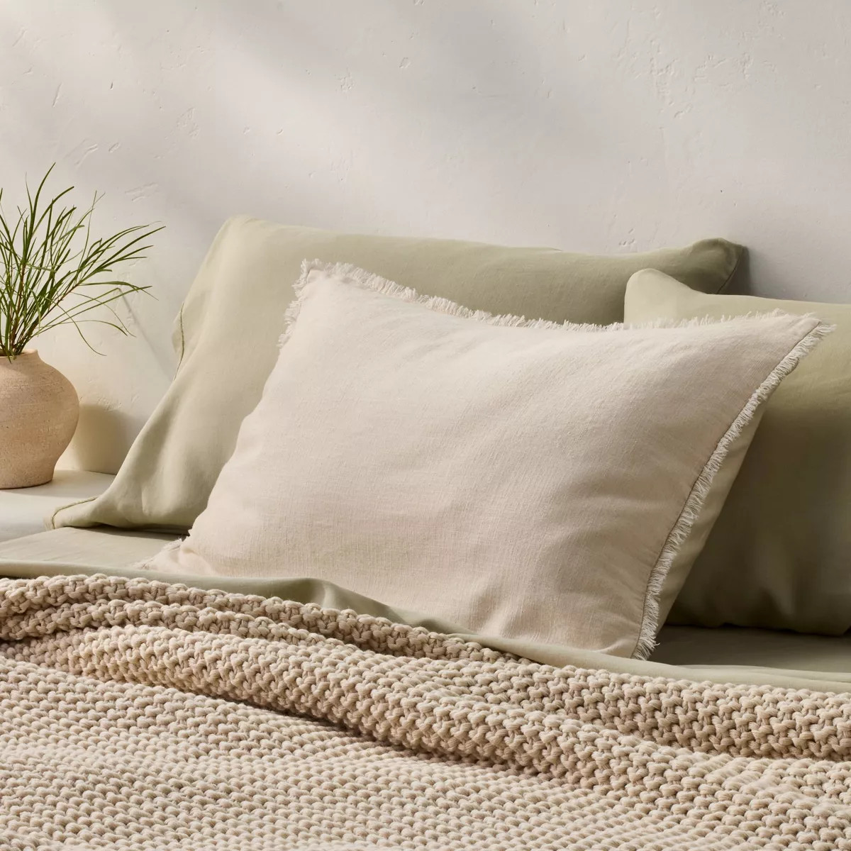 Heavyweight Linen Blend Comforter Sham - Casaluna™ | Target