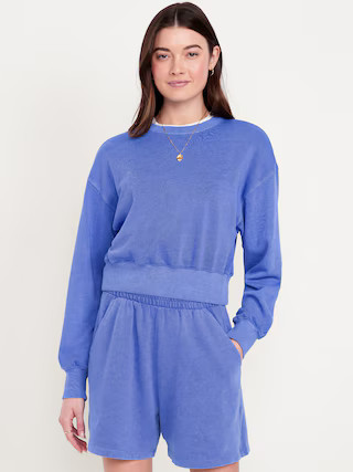 SoComfy Crop Sweatshirt | Old Navy (US)