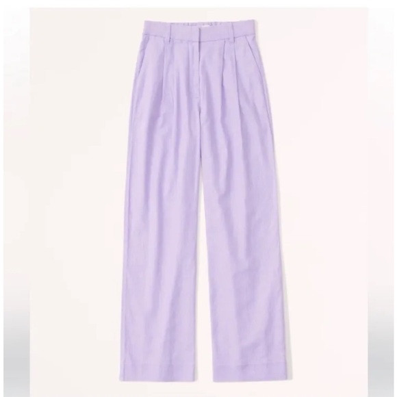 Abercrombie & Fitch Lavender Wide Leg Pants | Poshmark