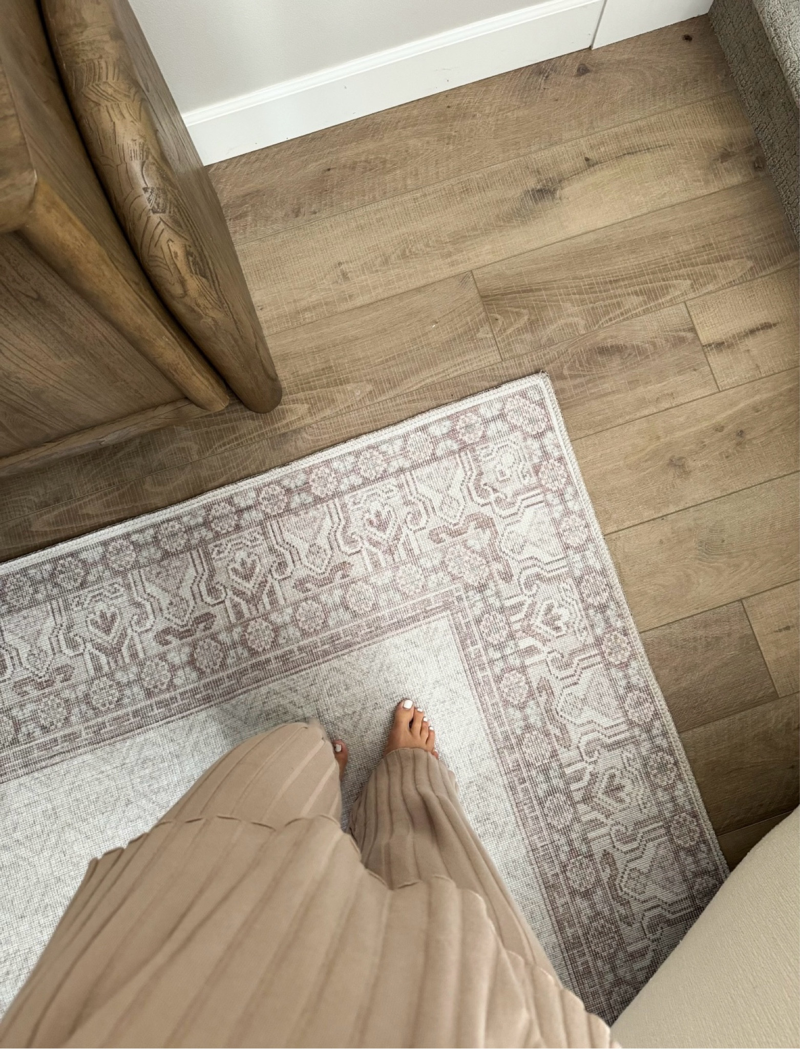 Stylish and practical, the Rainier Washable Rug is perfect for high traffic areas! Rugs. Home decor. Easy to clean. Modern design. Runner. Rectangle rug. Pnw home. Textured. Home items. Amazon finds.