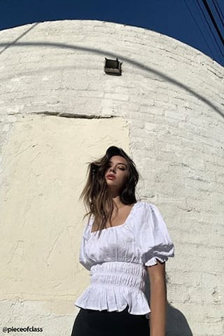 Gauze Puff Sleeve Top | Forever 21 (US)