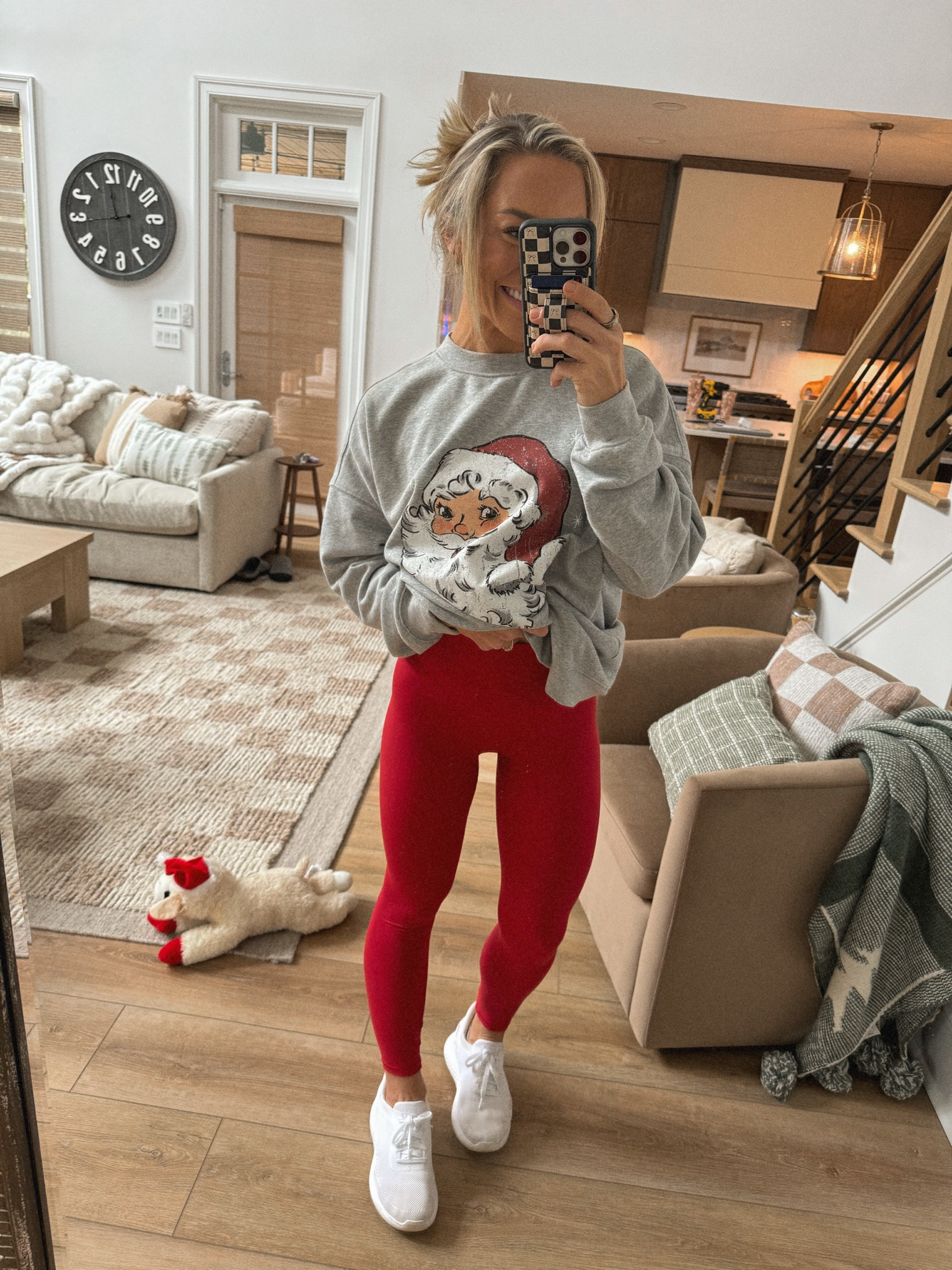 OOTD featuring my current fave $30 Amazon legging😍👏🏼✨ tons of colors, seamless & STRETCHY! I’m in the small, 25” inseam! Crew is a L & shoes tts! 

Casual fall fit / comfy / cozy / amazon fashion / kizik shoes / Holley Gabrielle 

#LTKFindsUnder50 #LTKFindsUnder100 #LTKStyleTip