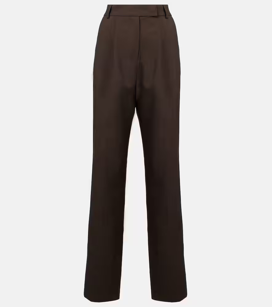The Frankie Shop Bea high-rise straight pants | Mytheresa (INTL)
