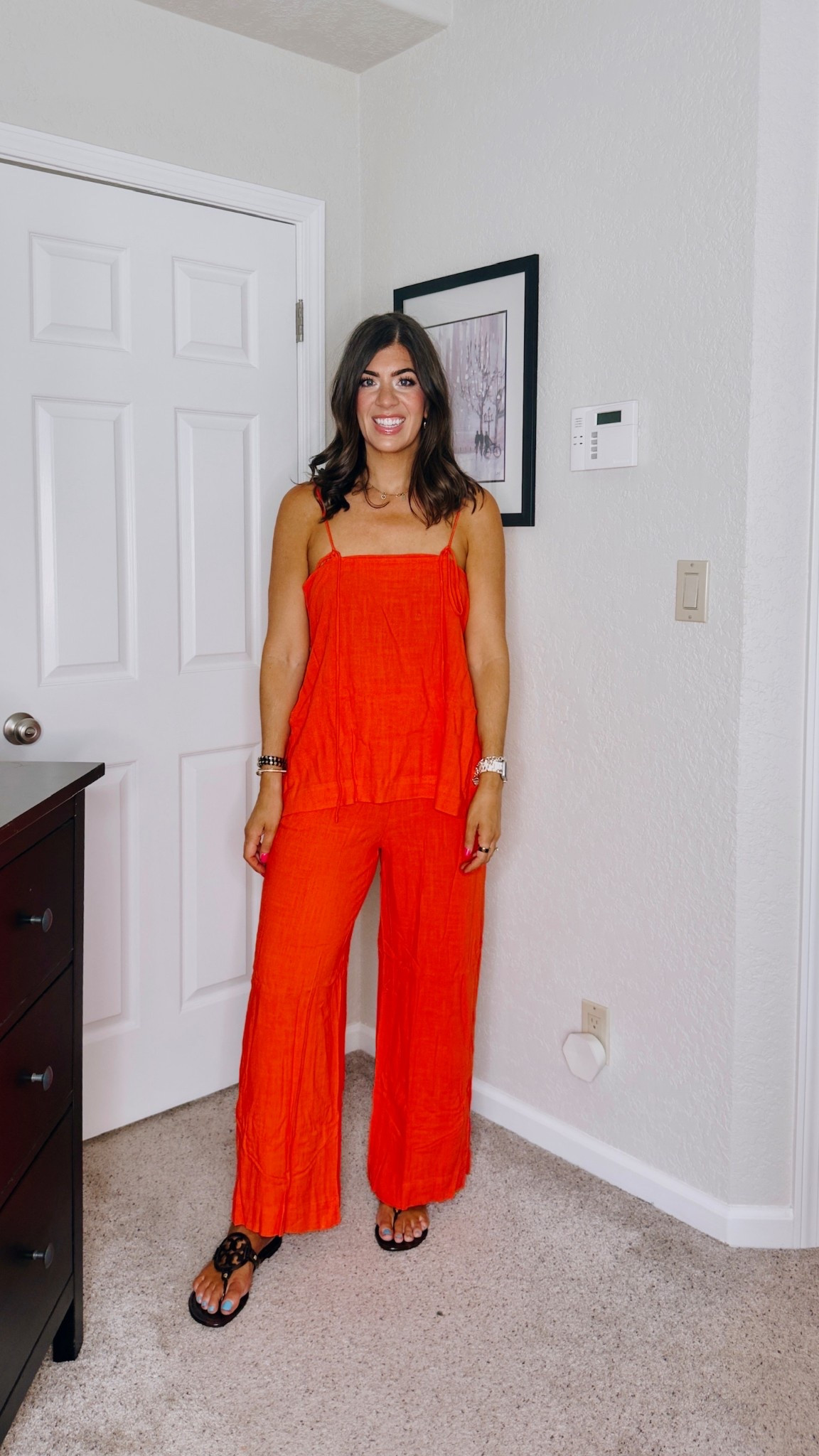 Love this vacation set! 

In a medium in the linen tank set. I tied the straps wrong! 

summer outfit, midsize vacation outfits, resort wear, travel looks, beach vacation style, midsize summer fashion 

#LTKSummerEdit #LTKStyleTip #LTKMidsize