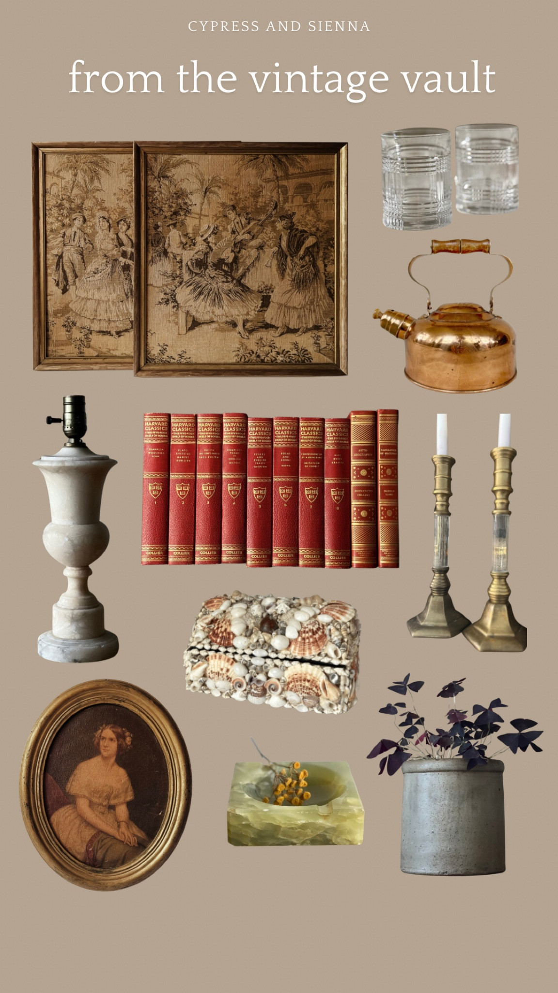 Favorite vintage finds of the week!

vintage decor, vintage decorating, vintage home favorites, vintage finds, vintage lamps, vintage art, copper decor, alabaster, candle holder, tapestry, seashell decor

#LTKStyleTip #LTKFindsUnder100 #LTKHome