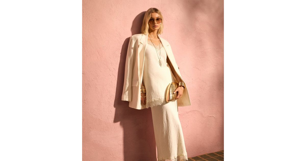Off White Linen Blend Blazer | New Look | New Look (UK)