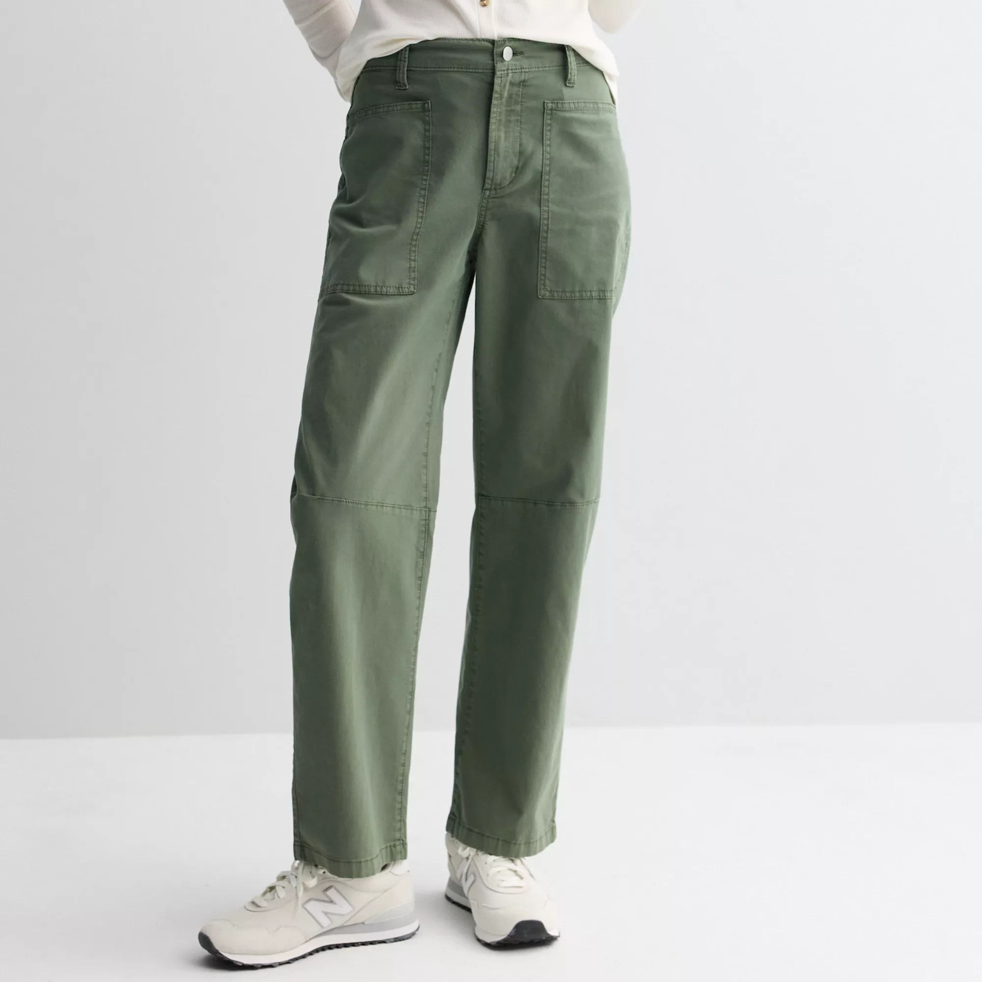 Women's Sonoma Goods For Life® Square Pocket Barrel Pants | Kohl's