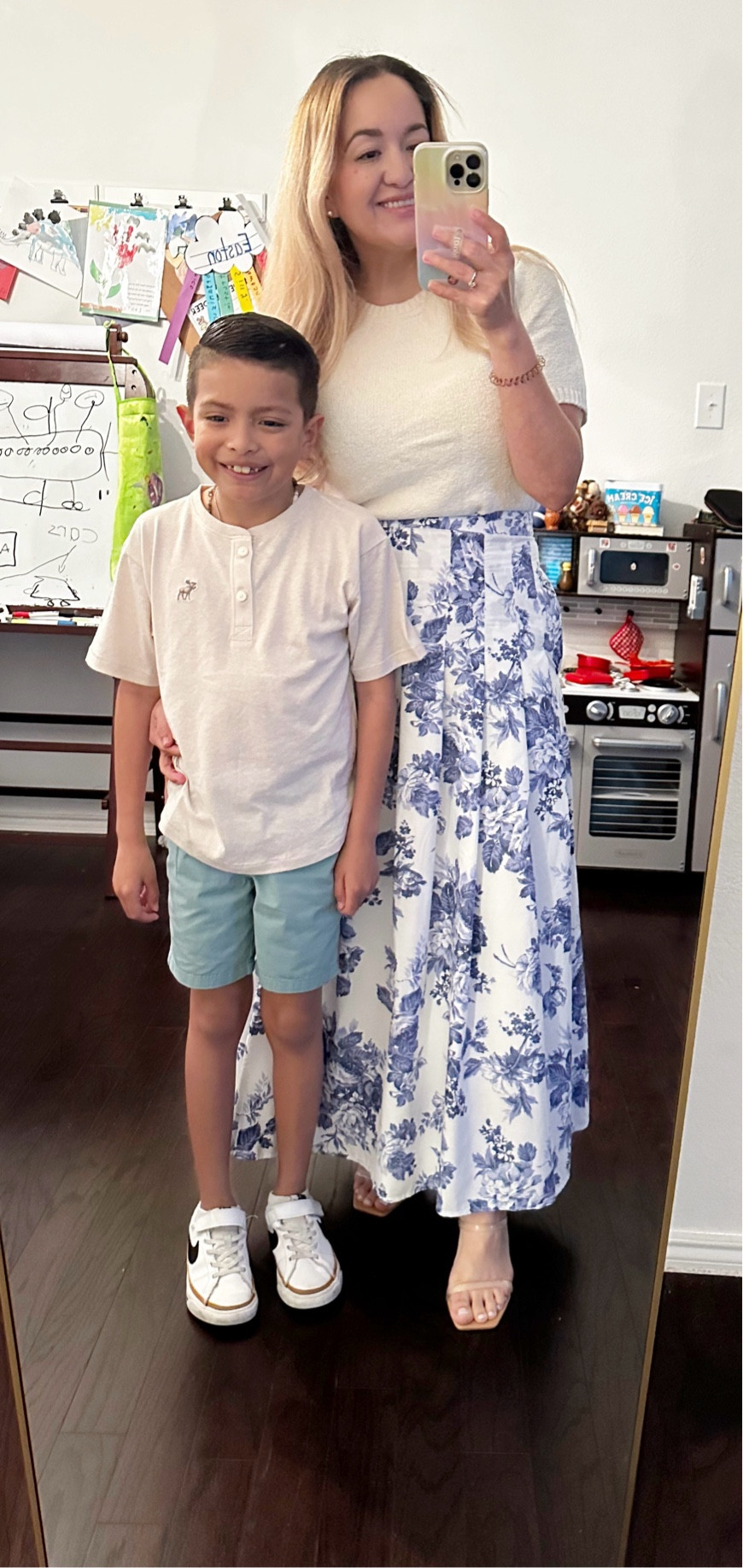 Our Easter Sunday looks! Everything is still on sale! 
I’m wearing a medium in both the skirt and the top! 

#LTKstyletip #LTKkids #LTKsalealert