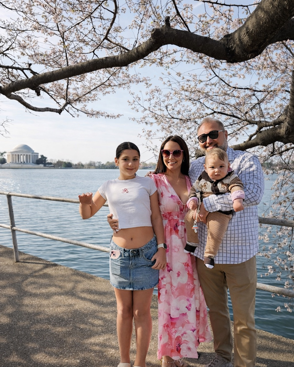 We woke up before the city and it was SO worth it 🌸✨

First day of cherry blossoms in DC, no crowds, just quiet water, soft sunlight, and this little moment with my favorite people 💕

There’s something magical about seeing it before everyone else, like the city is still asleep and it’s just yours for a little while 🤍

Early mornings are not my thing, but for memories like this I’d do it all over again 🌸

Have you ever caught DC like this? 

#CherryBlossomsDC #DCMoments #FamilyMemories #SpringInDC #EarlyMorningMagic 🌸

#LTKmomlife #LTKdayinmylife #LTKOver40