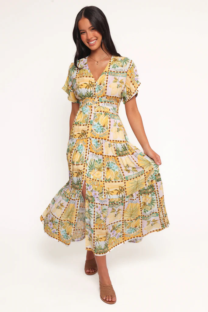 Sorrento Maxi Dress - Tropical Sun | Petal & Pup (US)