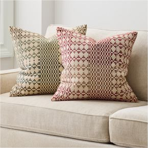 Silk Scandi Diamond Pillow Cover | West Elm (US)