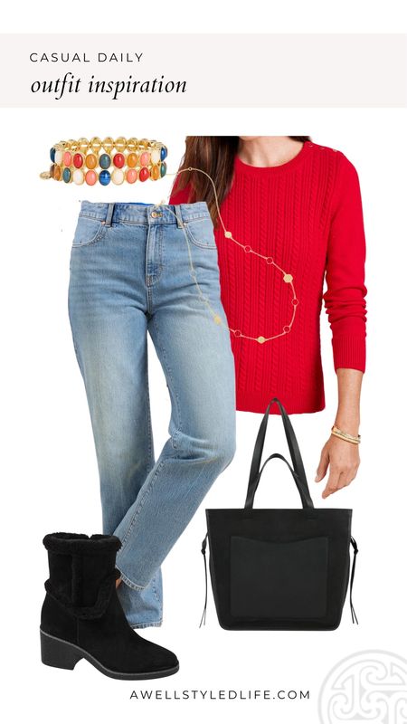 Talbots has a great sale going right now, so I put together a casual easy to grab outfit featuring their cable knit sweater that is available in several different colors. I love the lighter wash of the jeans, and the boots and bag tie it all together.

#fashion #fashionover50 #fashionover60 #talbots #talbotsfashion #talbotssale #winteroutfit

#LTKstyletip #LTKsalealert #LTKfindsunder50
