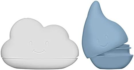 Ubbi Muted Color Cloud and Droplet Bath Squeeze Toys, Baby Bath Accessory, Water Toys for Toddler Ba | Amazon (US)