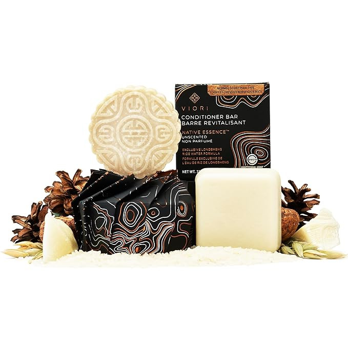Viori Native Essence Shampoo and Conditioner Bar Set Made with Rice Water - Handcrafted Sulfate F... | Amazon (US)