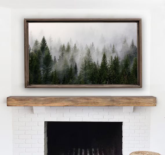 Samsung Frame TV Art. Instant Download. Evergreen Trees. | Etsy | Etsy (US)