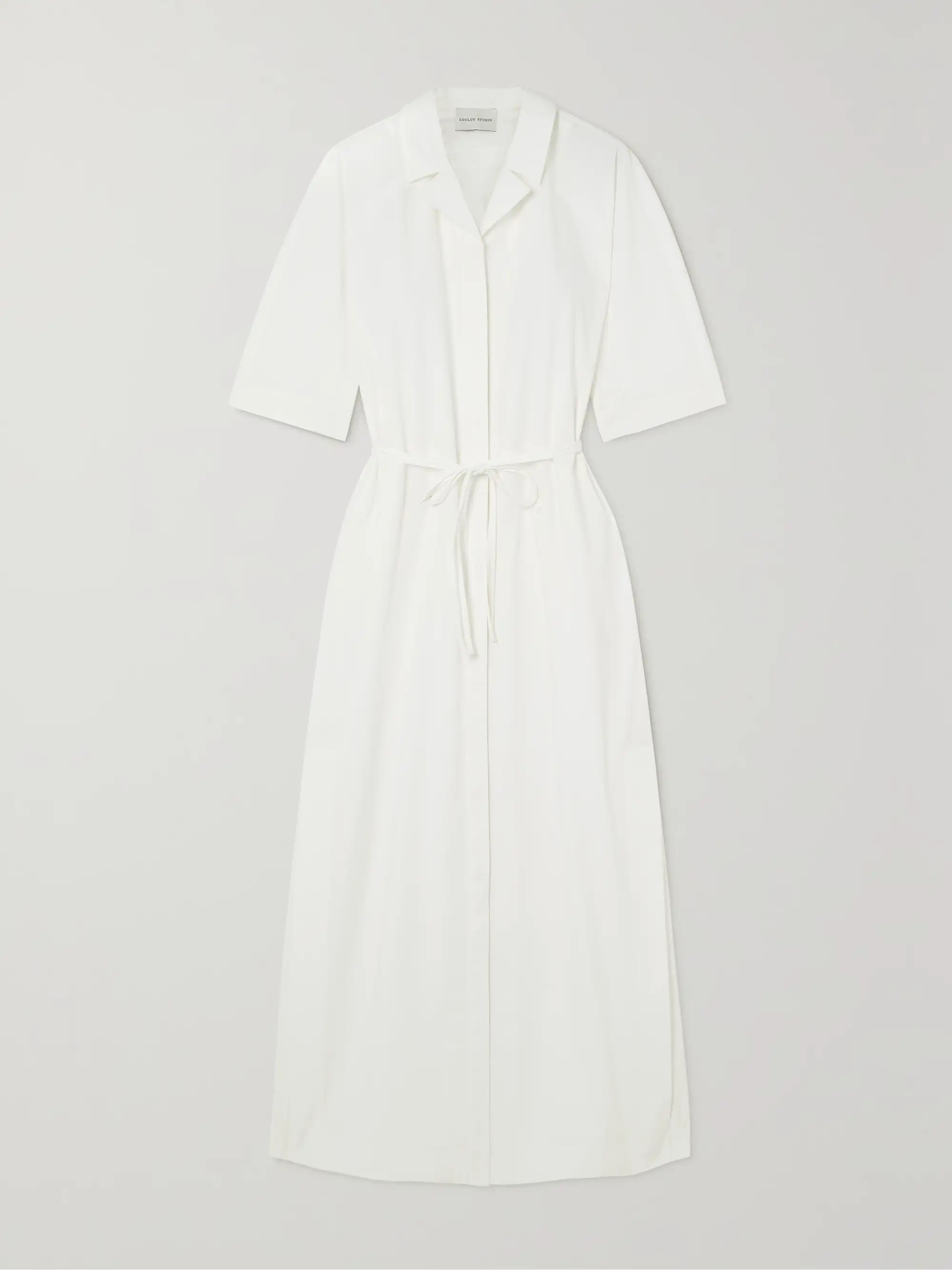 + NET SUSTAIN Moala organic cotton-poplin maxi shirt dress | NET-A-PORTER (US)