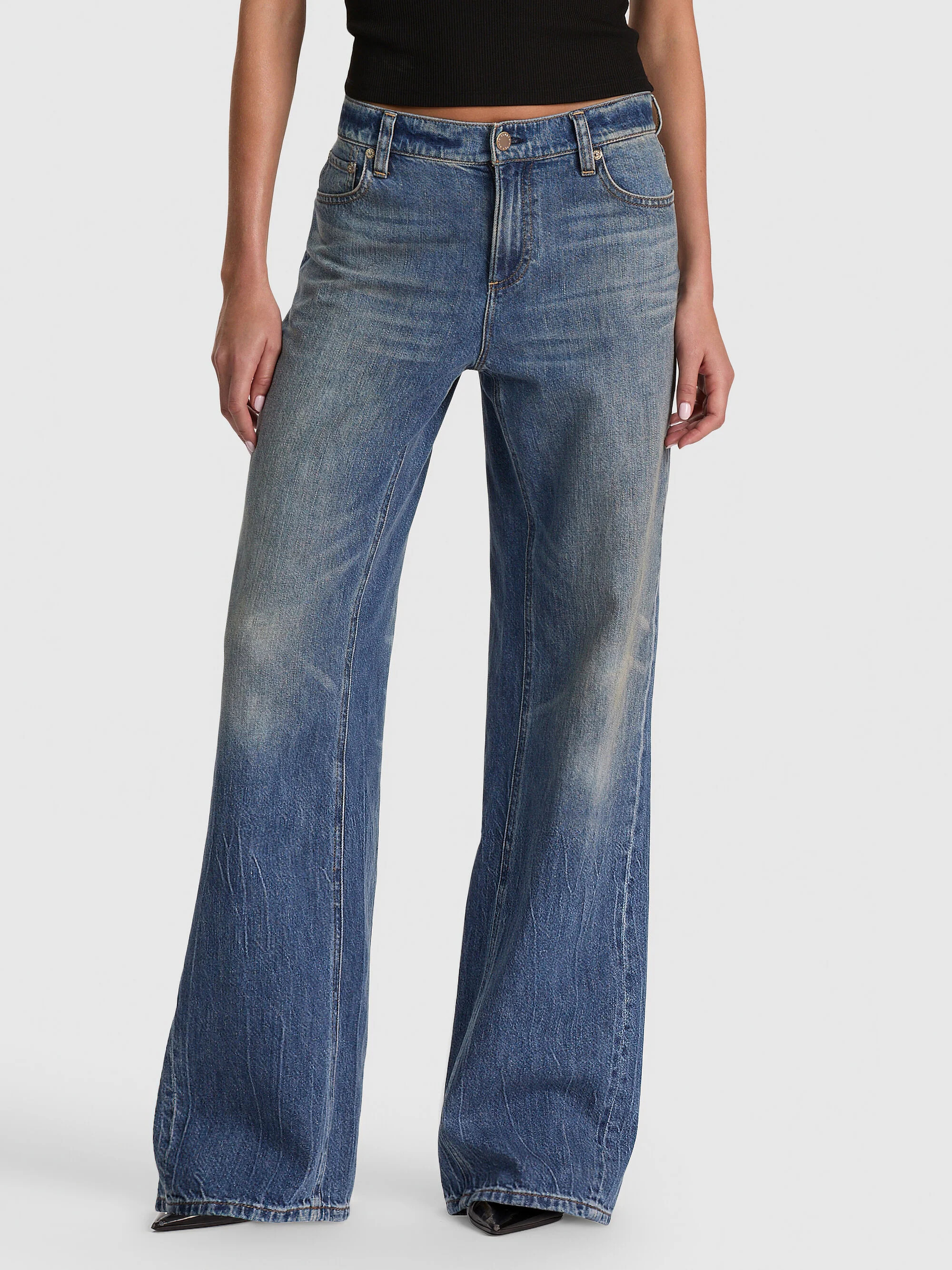 ERNIE BUCKLEBACK JEAN | Alice + Olivia