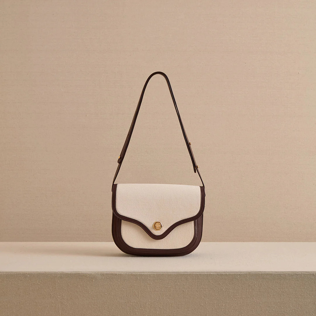 Jane in Canvas Chocolate | Mark Cross