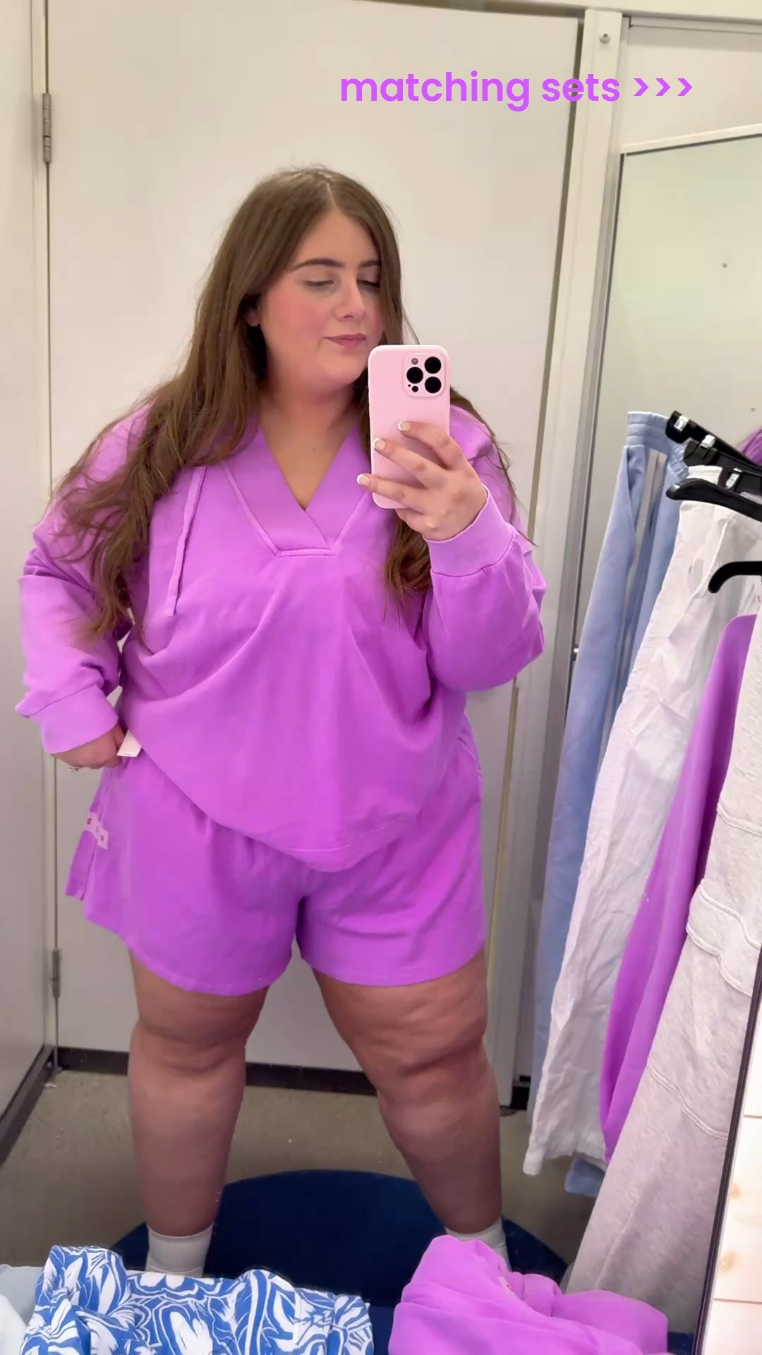 Old Navy has the best plus size matching sets! I’m wearing an XXL in the hoodie, 3x in the shorts (rolled & loose - I prefer my shorts very baggy). 2x in the joggers & 2x in the Henley 💜🩷

#LTKPlusSize #LTKSaleAlert #LTKTravel