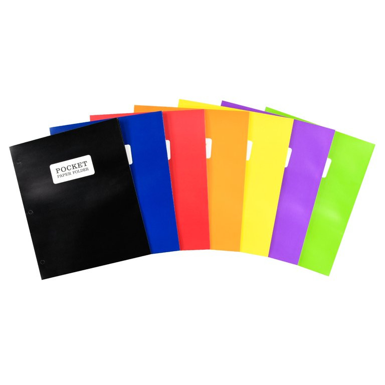 Pen + Gear 2 Pocket Paper Folder, 10 Count | Walmart (US)