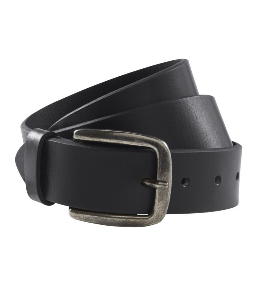 Men's 1912 Jean Belt Black 32, Leather L.L.Bean | L.L. Bean