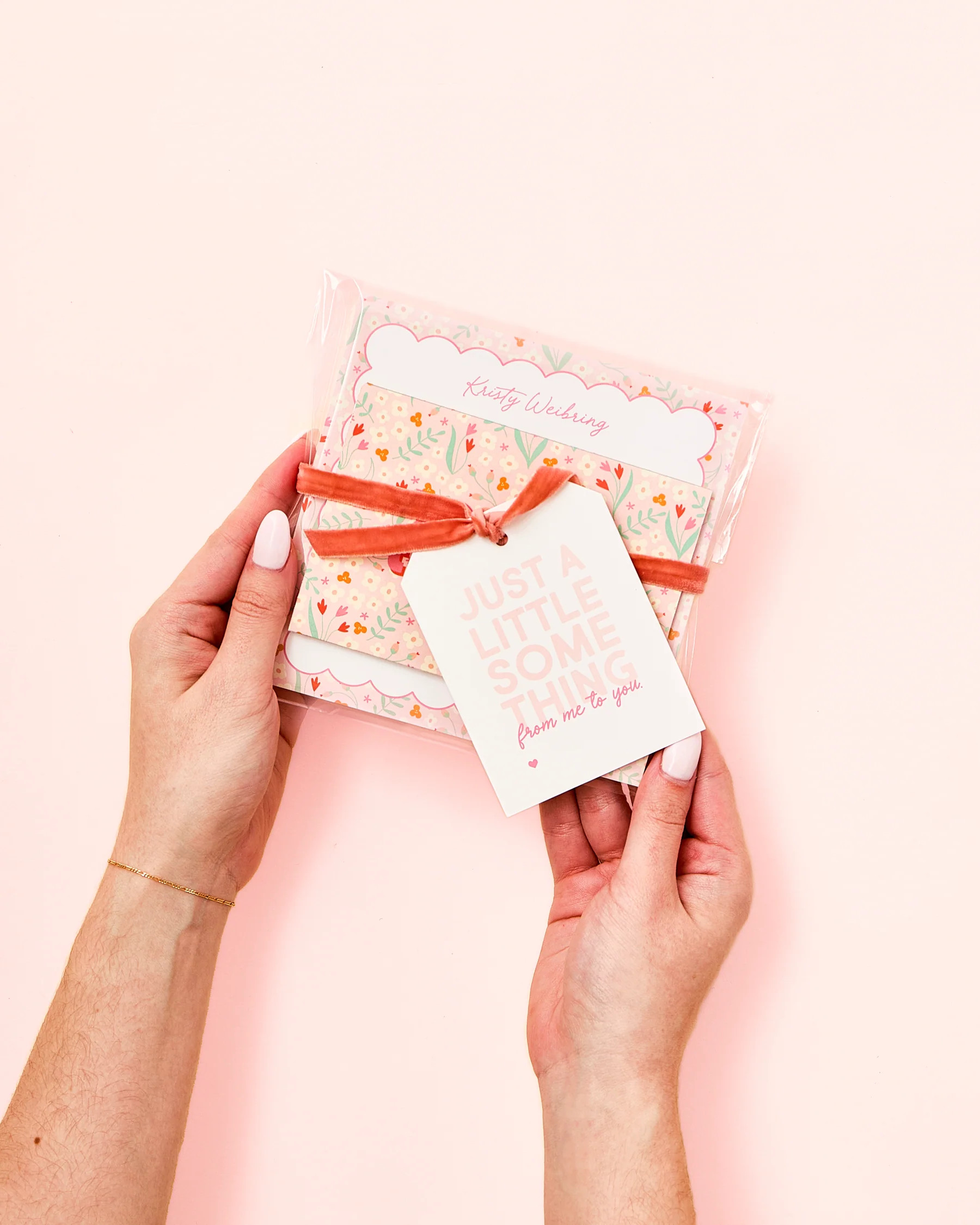 Floral Just a Little Something Gift Tags | Joy Creative Shop