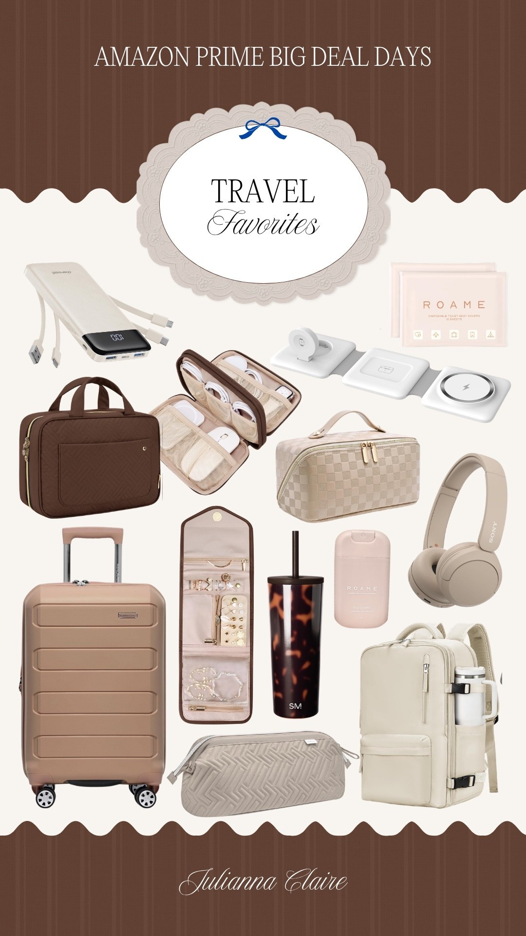 Amazon prime big deals day sales for travel essentials! ✈️
