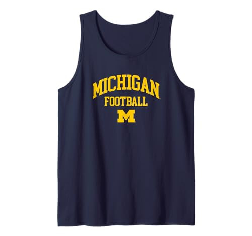 Mens University of Michigan Wolverines U of M Football Tank Top | Amazon (US)