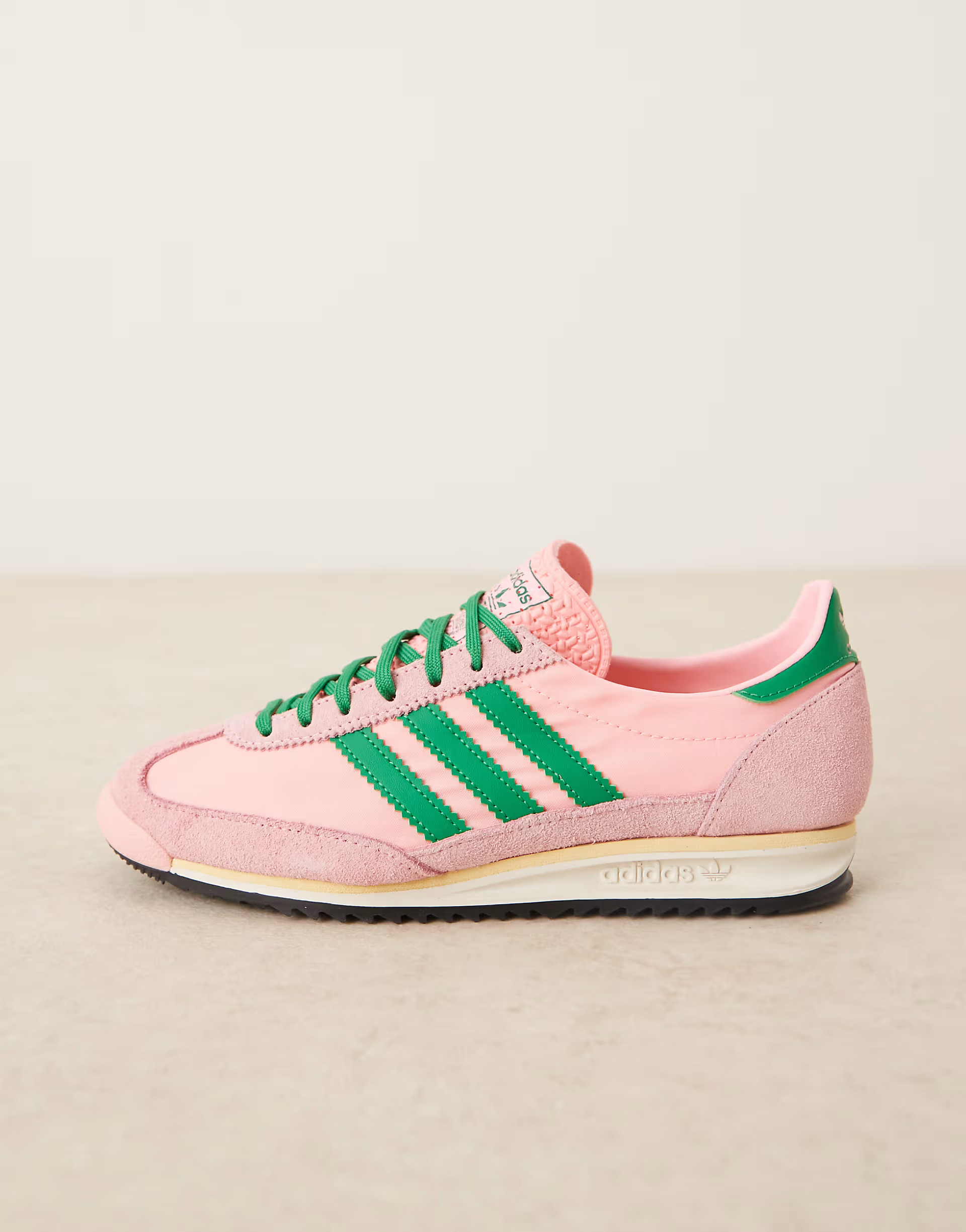 adidas Originals SL 72 OG trainers in pink and green | ASOS (Global)
