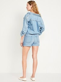 High-Waisted Wow Jean Shorts -- 3-inch inseam | Old Navy (US)