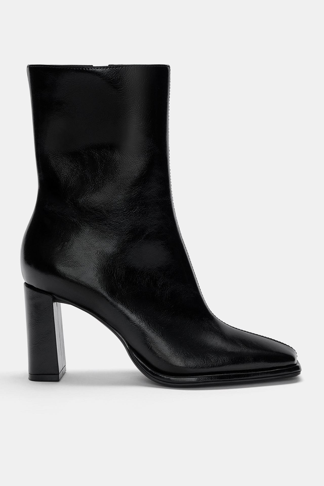 High-heel ankle boots | PULL and BEAR UK
