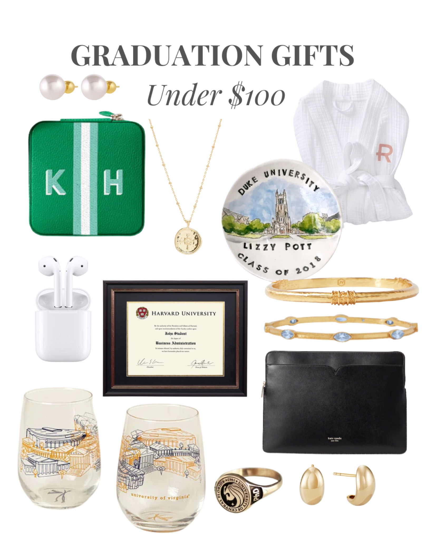 Graduation Gifts for Her Under $100!!🎓

Don’t forget to follow for more gift guides, budget friendly home decor and fashion finds 😊





#graduationgifts #giftsforher #gradgiftsunder100 #graduationgiftguide #highschoolgraduation #collegegraduation #mothersdaygiftideas #mothersday #collegegradgifts #highschoolgradgifts #jewelry #birthdaygifts #birthdaygiftsforher 

#LTKGiftGuide #LTKFind #LTKunder100