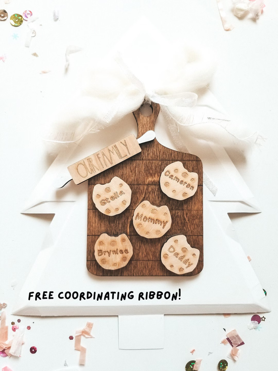 Personalized Family Ornament, White Family Ornament, 2023 ornament, 2023 Family Ornament, Persona... | Etsy (US)