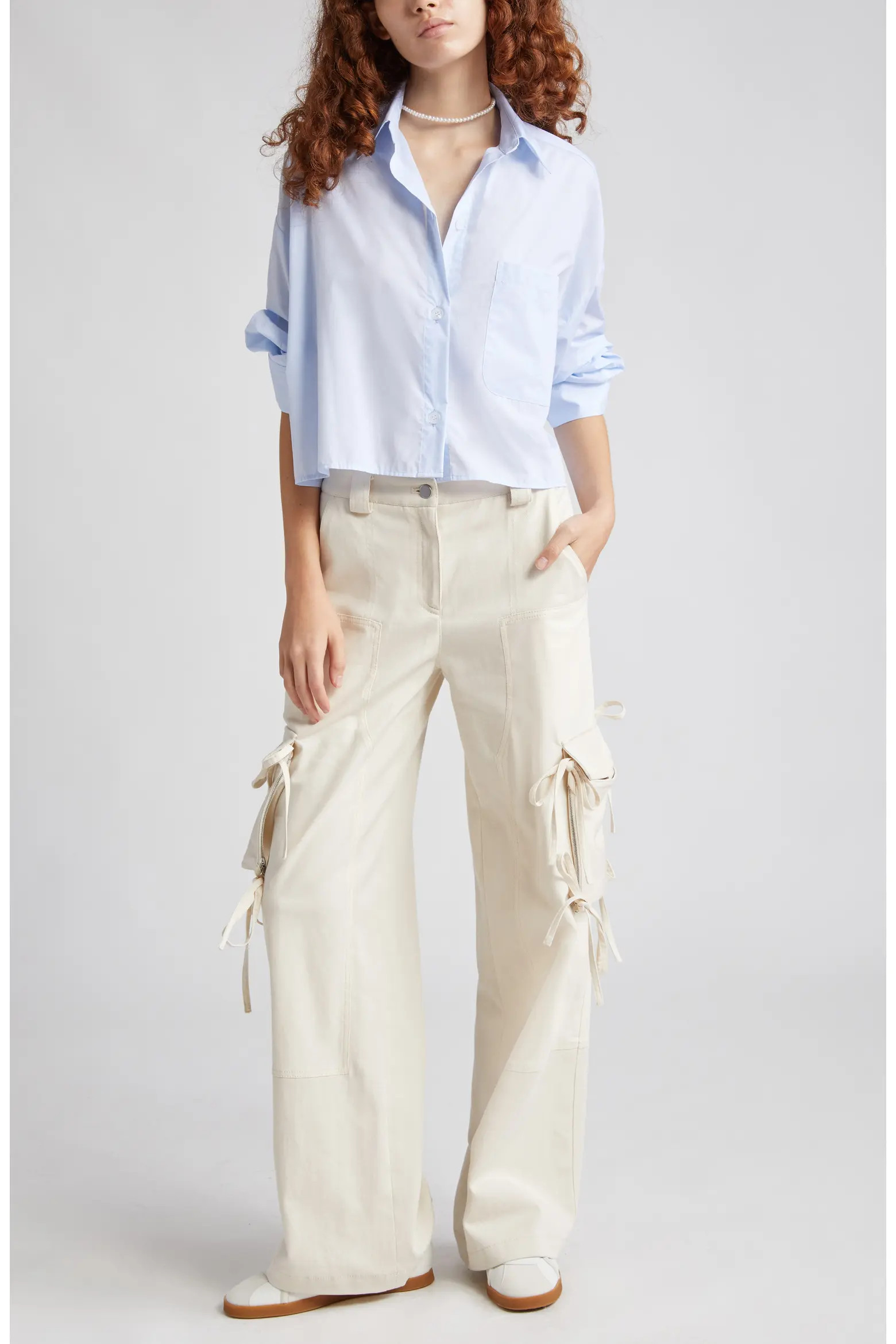 TWP Next Ex Crop Button-Up Shirt (Women) | Nordstrom | Nordstrom