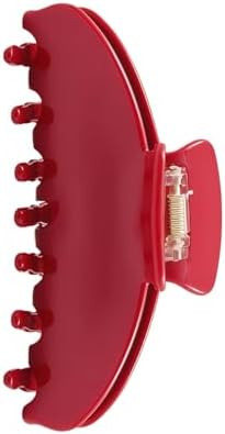 Durable Acetate Hair Clips - 4-Inch Cherry Red Claw Clips for Fine and Thick Hair (Red) | Amazon (US)
