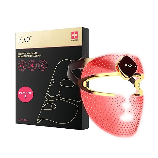 FAQ 202 Advanced 8 color Light Facemask Glass Skin Collagen Face Mask Bundle – Hydrating Skinca... | Amazon (US)