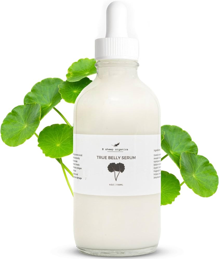 8 Sheep True Belly Serum, Pregnancy-Safe Skin Care Belly Oil with Triple-Weighted Hyaluronic Acid... | Amazon (US)