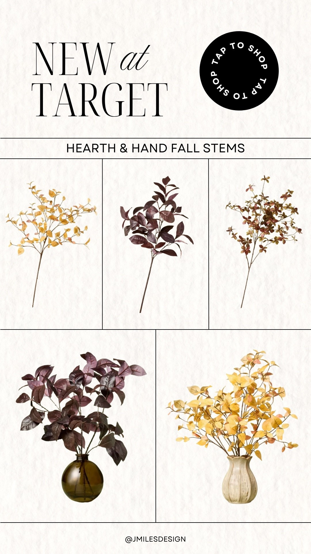 New at Target 🍂 The Hearth & Hand fall stems just dropped and they’re so good — perfect for switching out your summer florals and adding that cozy autumn touch. 🍁✨

#TargetFinds #FallDecor #HearthAndHand #LTKhome #LTKfinds

#LTKSeasonal #LTKHome #LTKFindsUnder50