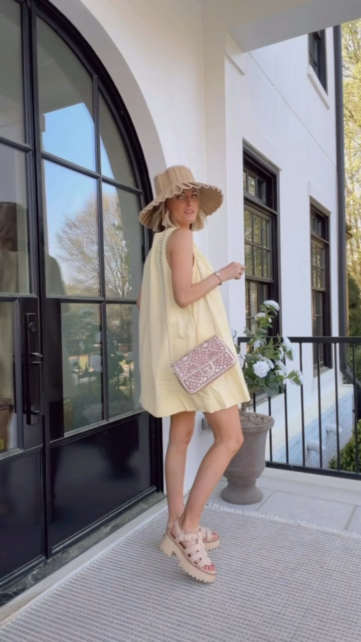 This butter yellow swing dress from Amazon! 😍 on repeat for me this season. Can’t believe how affordable this is — so similar to a high end brand! So many ways to style as well. Wearing size S Loverly grey, Amazon flowy mini dress, butter yellow, summer outfit ideas, resort wear vacation style, affordable wardrobe finds women

#LTKootd #LTKSeasonal
