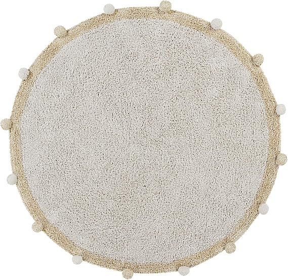 Lorena Canals USA Washable Rug Bubbly Natural - Honey, 4' | Amazon (US)