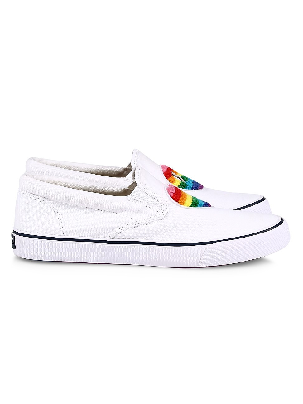 Striper Slip-On Pride Sneakers | Saks Fifth Avenue