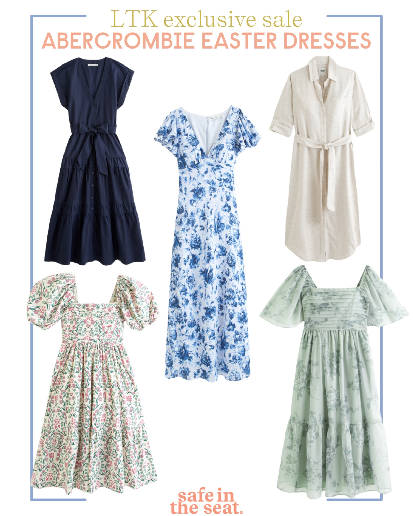 Sale alert! Find a mom-approved Easter Dress on sale at Abercrombie! 

Code AFLTK 20% off site wide

Easter dress | for mom | family Easter | sale 

#LTKfindsunder100 #LTKSpringSale #LTKSeasonal