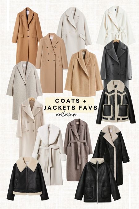 Selection of my favorite coat and jackets for end of fall. Especially the black with faux fur lined coat is one of my best selling items of last week. Read the size guide/size reviews to pick the right size.

Leave a 🖤 if you want to see more coat collages like this

#coat #jacket #faux shearling #faux fur #wool coat #short coat

#LTKeurope #LTKstyletip #LTKSeasonal