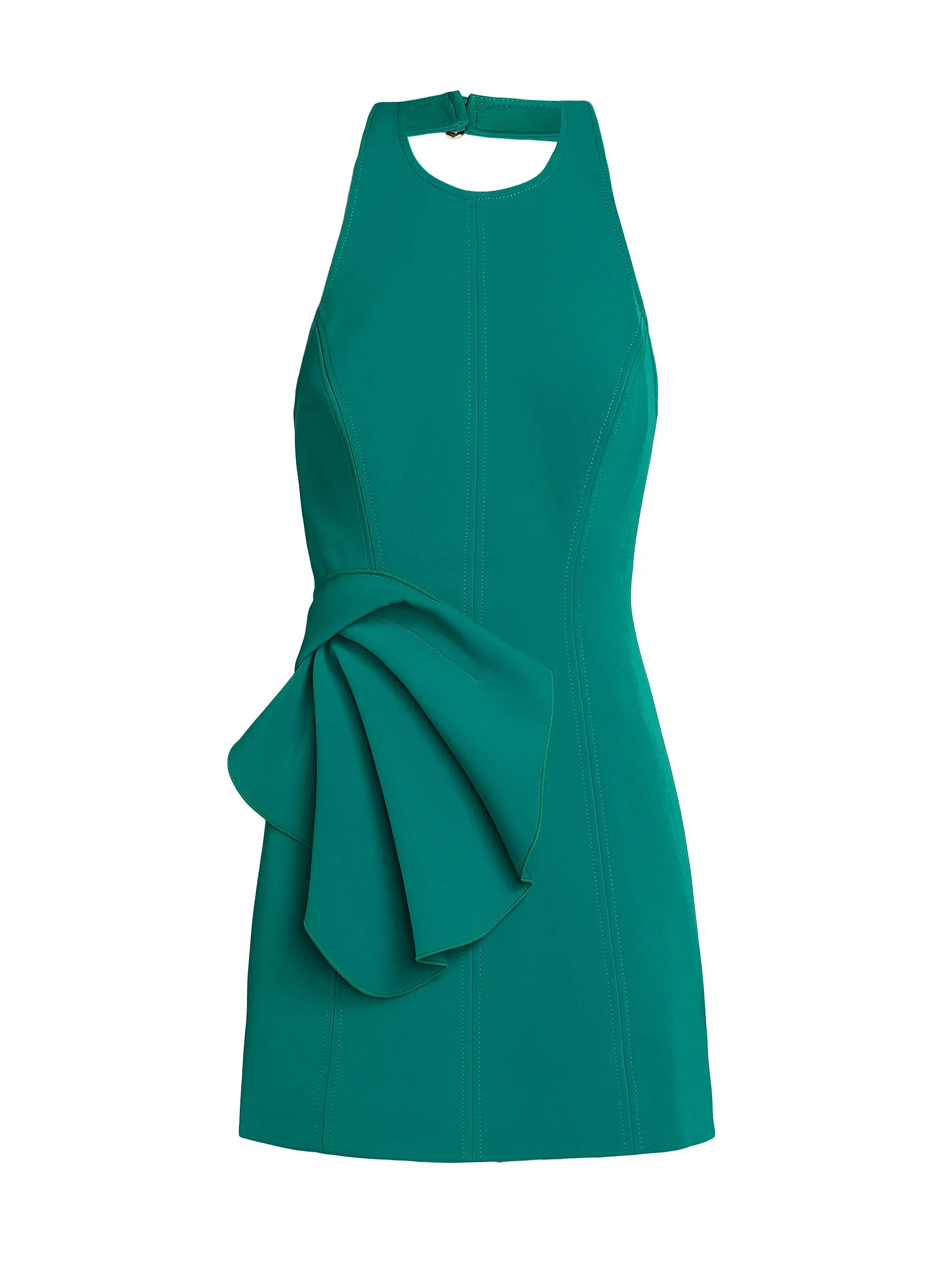 Manton Asymmetric Petal Halter Minidress | Saks Fifth Avenue