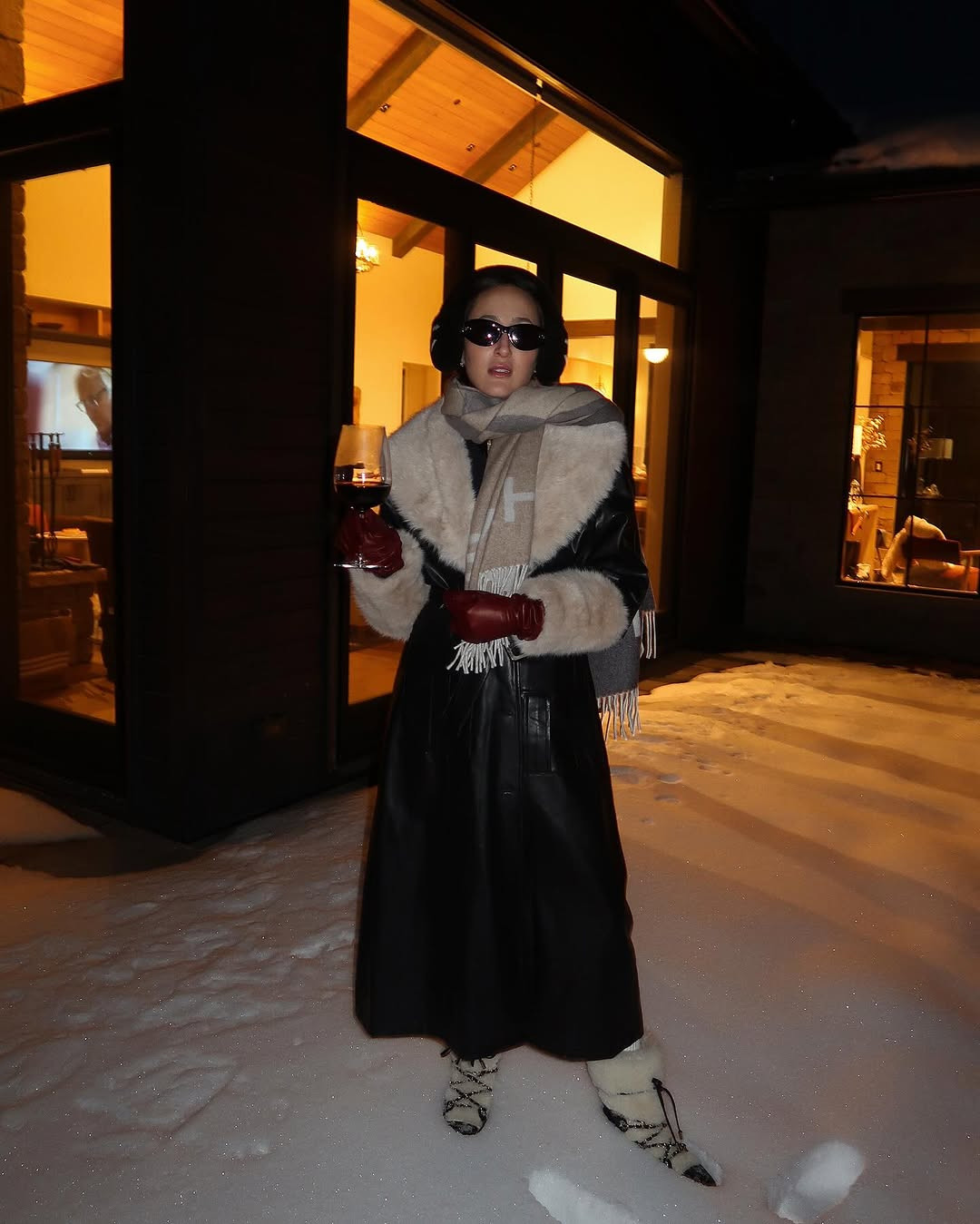 in a winter wonderland ❄️🍷 

 #LTKHoliday #LTKSeasonal #LTKStyleTip