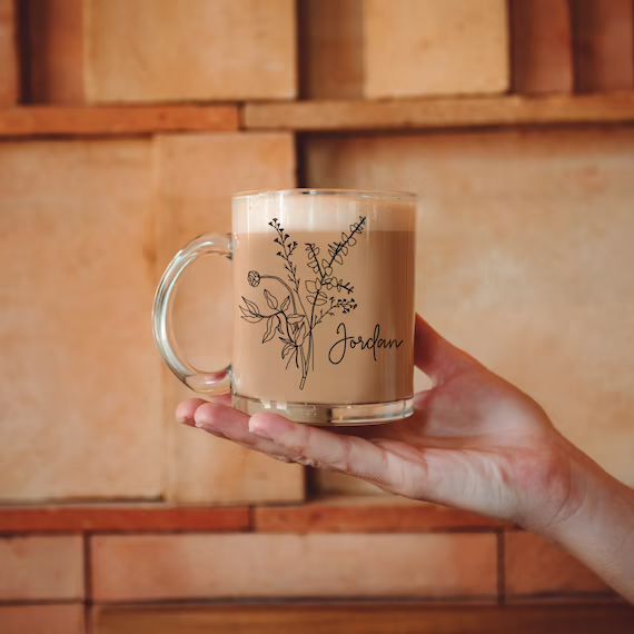 Floral Mug Personalized Gifts for Her Mothers Day Gift | Etsy | Etsy (US)