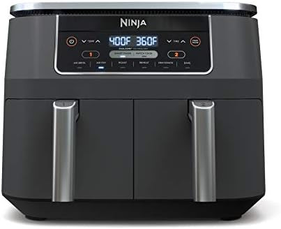 Ninja DZ201 Foodi 8 Quart 6-in-1 DualZone 2-Basket Air Fryer with 2 Independent Frying Baskets & ... | Amazon (US)